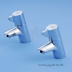 Armitage Shanks Commercial Sanitaryware -  Armitage Shanks Contour 21 Basin Plr R-mtd Chrome Pair B8262aa