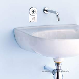 Armitage Shanks Commercial Brassware -  Armitage Shanks Sensorflo Solo S8140 Tubulr Pnl Spout Cp