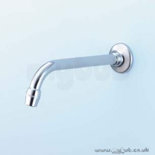 Armitage Shanks Commercial Brassware -  Armitage Shanks S9316aa Wall Outlet Antisplash Outlet Cp