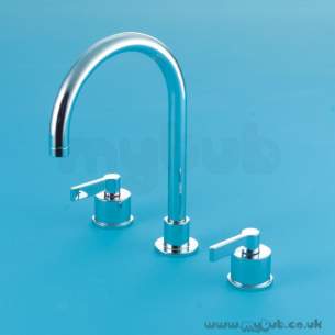 Ideal Standard Brassware -  Ideal Standard Silver E0078 3th Kitchen Mixer Cp