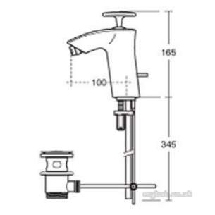 Ideal Standard Sottini Brassware -  Ideal Standard Artefact A3668 S/l Mono Bidet Mixer Cp A3668aa