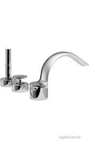 Ideal Standard Sottini Brassware -  Ideal Standard Artefact Bsh Mixer Rim Mtd Chrome Sl 3h A3669aa