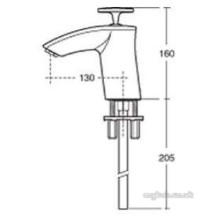 Ideal Standard Sottini Brassware -  Ideal Standard Artefact A3671 R/mtd S/l Bath Filler Cp A3671aa