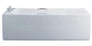 Armitage Shanks Acrylic Baths -  Armitage Shanks Lichfield S1502 2 Tap Hole Bath 1700mm White S150201