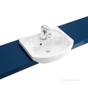 Lecico Sanitaryware -  Aswjsr40ba1 Atlas 400 Semi-recess Basin Wh