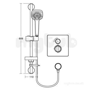 Ideal Standard Showers -  Ideal Standard Easybox Biv Therm Squre Plate Cube And Kit A5959aa