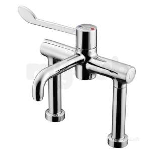 Armitage Shanks Commercial Brassware -  Armitage Shanks Markwik 21 Therm Dm Lvr Arm Bioguard Outl A6063aa