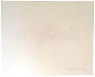 Hardboard Bath Panels and Accessories -  Color Hardboard Hq End Panel White