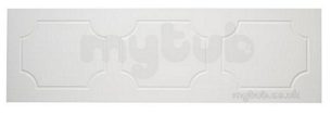 Tavistock Bath Panels -  Milton 1600mm Front Panel White 323