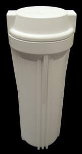 Filter Housings -  1/4 Inch Ports Nptf S/l Housing 10 Inch White