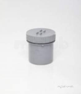 Polypipe Soil -  110mm Screwed Acc Cap Sol/skt Tl Sa63-sg