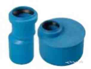 Polypipe Terrain Hdpe -  Acoustic Db12 110mm X 50mm Eccentric Red As650719