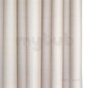 Croydex Shower Curtains and Rails -  Croydex Cross Hatch Shower Curtain