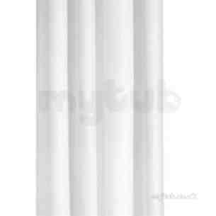 Croydex Shower Curtains and Rails -  Hookless Textile Shower Curtain White
