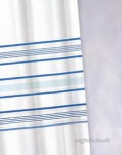 Croydex Shower Curtains and Rails -  Croydex Af610024 Textile Shower Curtain