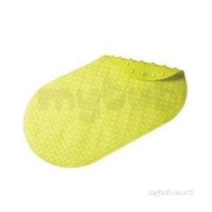 Croydex Bathroom Accessories -  Basket Weave Pvc Bath Mat Lime Ah310408