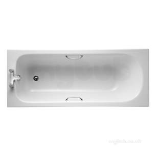 Ideal Standard Acrylic Baths -  Ideal Standard Alto E763201 W/s Bath 2 Th H/grips 170 X 70