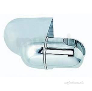 Croydex Shower Sets and Accessories -  Croydex Adjustable Wall Bracket Chrome