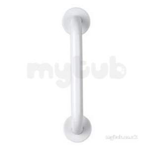Croydex Bathroom Accessories -  30cm White Straight Grab Bar Ap501022
