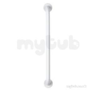 Croydex Bathroom Accessories -  60cm Chrome Plated Straight Grab Bar Ap501241