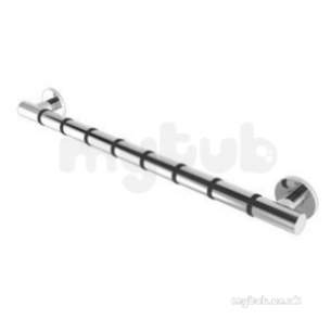 Croydex Bathroom Accessories -  600mm Chrome Grab N Grip Str Grab Bar Ap530741