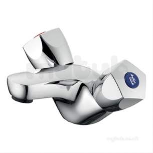 Ideal Standard Brassware -  Sandringham 21 B9867 St Dc Basin Mixer No Waste Cp B9867aa