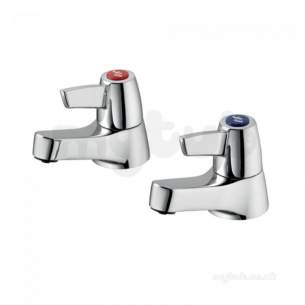 Ideal Standard Brassware -  Armitage Shanks Sandringham 21 B9881 Lever Basin Taps Cp B9881aa