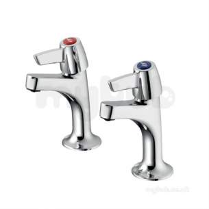 Ideal Standard Brassware -  Sandringham 21 B9885 Lvr H/neck Sink Taps Cp