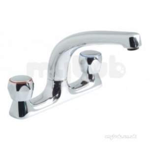 Vado Brassware -  Astra 2 Hole Deck Mountd Sink Mixer With