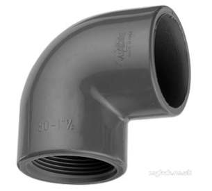 Astore Inch Upvc Fittings Uti 6 -  Avf Upvc Go6 Pl/bsp 90d Elbow 1 Rgo60320