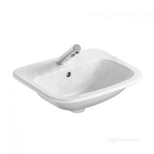 Armitage Shanks Commercial Sanitaryware -  Armitage Shanks Planet 21 Ctop 50 White One Tap Hole Of Noch S249701