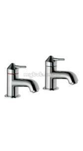 Aqualisa Axis Brassware -  Aqualisa Axis Ax0261 Bath Pillar Taps Cp