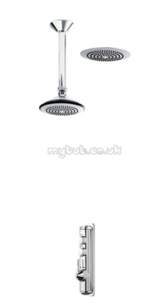 Aqualisa Showers -  Aqualisa Axis Bir Unpumped Ceiling Fed