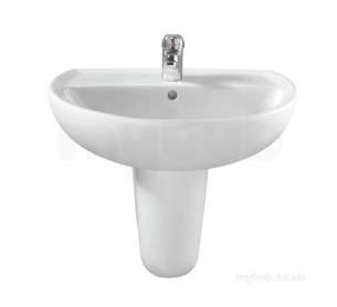 Twyford Mid Market Ware -  Twyford Alcona Semi-pedestal Ar4970wh