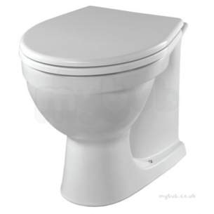 Twyford Mid Market Ware -  Alcona Back-to-wall Toilet Pan Ar1438wh