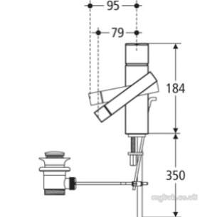 Ideal Standard Art and Design -  Ideal Standard Alfiere N9786 One Tap Hole Basin/bidet Mixer Cp