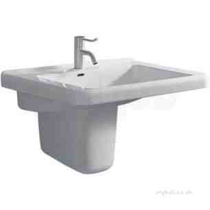 Twyfords Luxury -  All Washbasin 550x 525 1 Tap Ta4211wh