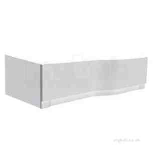 Twyfords Acrylic Baths -  All Offset Family Front Bath Panel 1700 Right Hand Ta7191wh