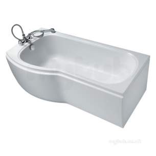 Ideal Standard Acrylic Baths -  Ideal Standard Alto E7644 1700 X 800mm No Tap Holes Right Hand If Plus Shower Bath E764401