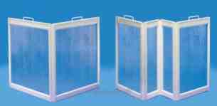 Neaco Shower Trays -  Four Screen Carer Panels 450 X 450 X 450mm