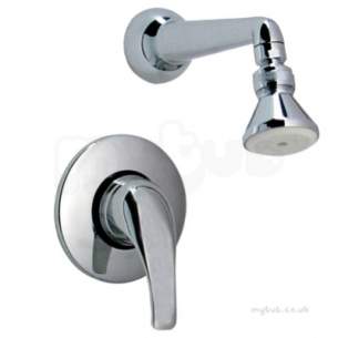 Twyfords Contemporary Brassware -  Aquations Premiere Wall Shower Aq5785cp