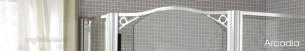 Kohler Daryl Arcadia Shower Enclosures -  Kohler Daryl Lh500 Arcadia Pentagon Pnl Slv/cl