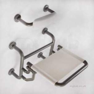 Doc M Pack -  Avalon Folding Shower Seat Doc.m Compliant Grey Av8800gy