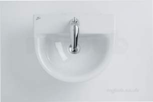 Ideal Standard Create -  Ideal Standard Edge E3042 550 X 450mm Two Tap Holes Basin White