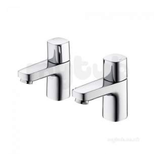 Ideal Standard Tempo Brassware -  Ideal Standard Tempo B0728 Basin Pillar Taps Cp B0728aa
