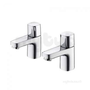 Ideal Standard Tempo Brassware -  Ideal Standard Tempo B0728 Basin Pillar Taps Cp