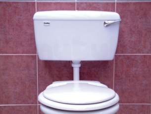 Thomas Dudley Cisterns -  Thomas Dudley Pdibls314365 Black Diplomat Cistern With Side Inlet Side Outlet In Black