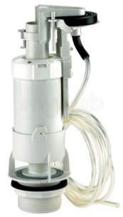 Thomas Dudley Cisterns -  Pinto Pneu Single Flush Valve C/w Tube