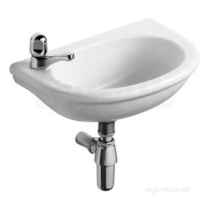 Armitage Sandringham Select -  Armitage Shanks S271601 Sandringham 350mm Handrinse Basin 1 Left Taphole No Overflow