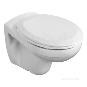 Armitage Shanks V391001 White Sandringham Wall Mount Toilet Pan With Horizontal Outlet